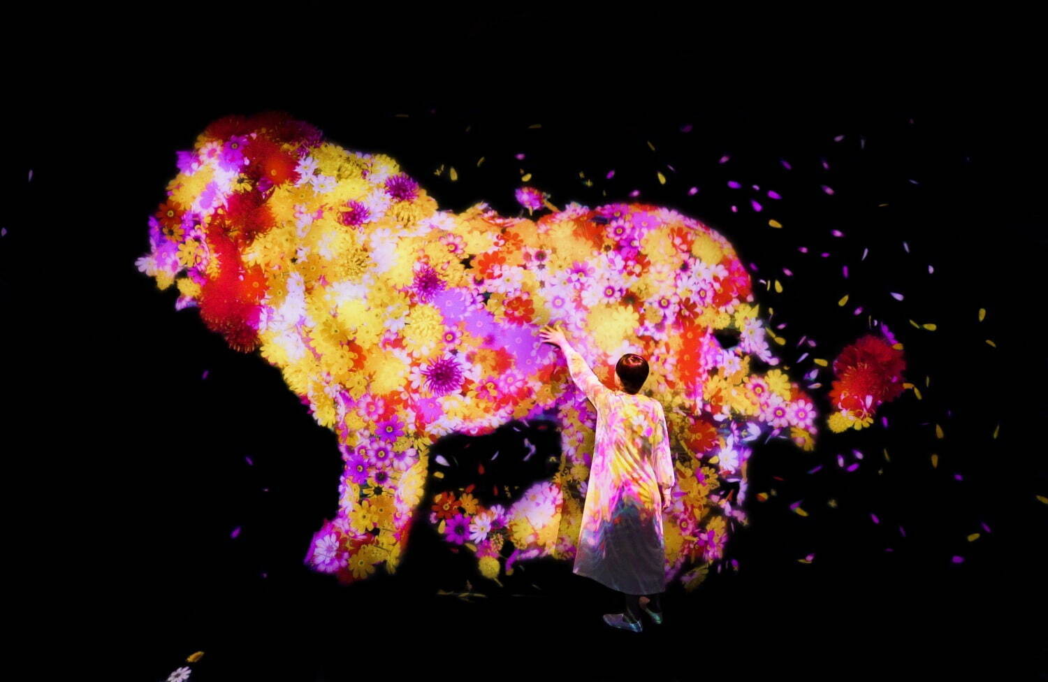 デジタルアート展「チームラボ 学ぶ！未来の遊園地と、花と共に生きる動物たち」札幌芸術の森美術館で｜写真2