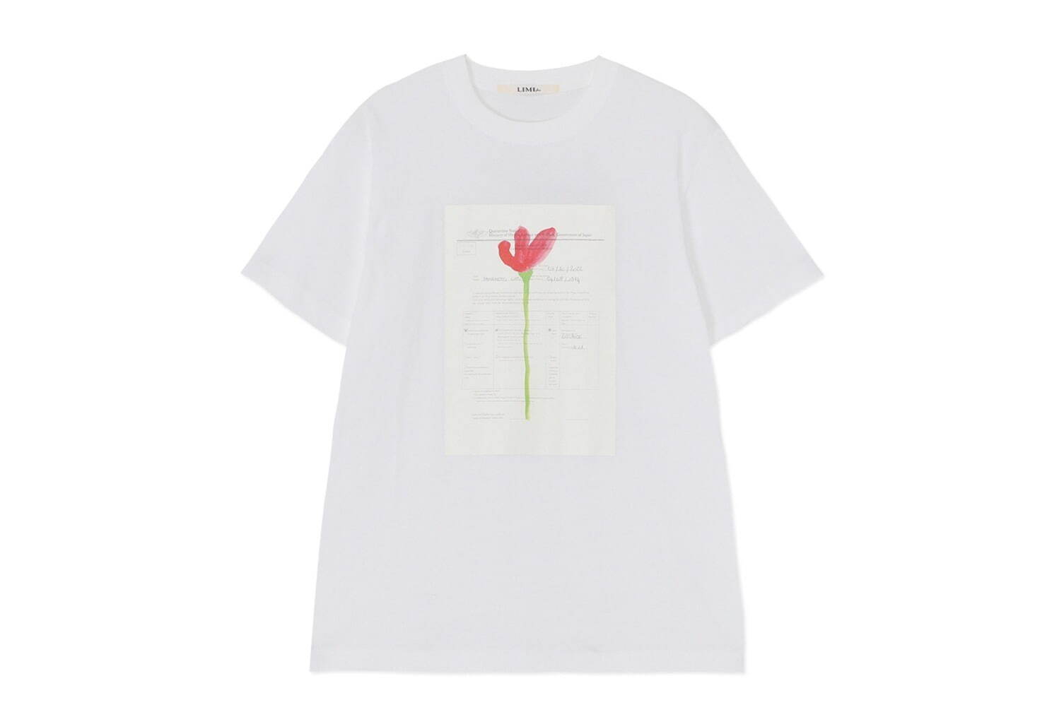 花と証明書 Tシャツ 19,800円