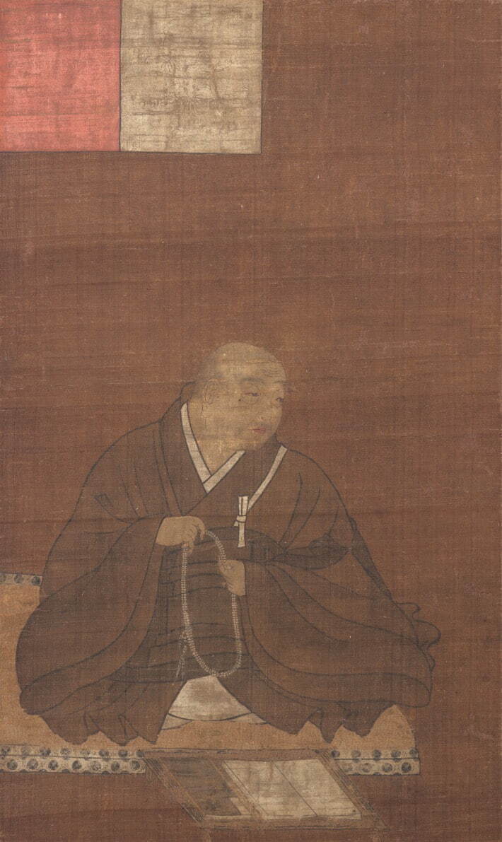 《法然上人像(隆信御影)》 鎌倉時代 14世紀
京都・知恩院蔵