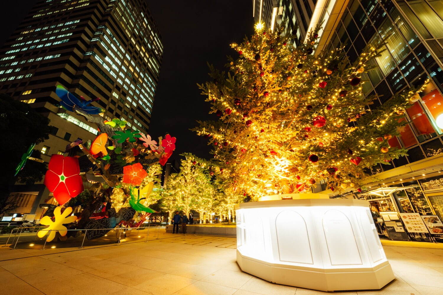 東京ガーデンテラス紀尾井町のイルミネーション2023、“ローズが輝く”クリスマスツリーなど｜写真12