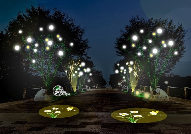 ＜葛西臨海公園＞「花と光のムーブメント」“20万輪のスイセン”を幻想的にライトアップ