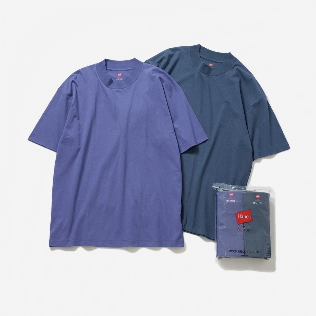 ビオトープ×ヘインズ、“2色入り”ユニセックスのUSAコットンTシャツやクロップド仕様のTシャツ｜写真2
