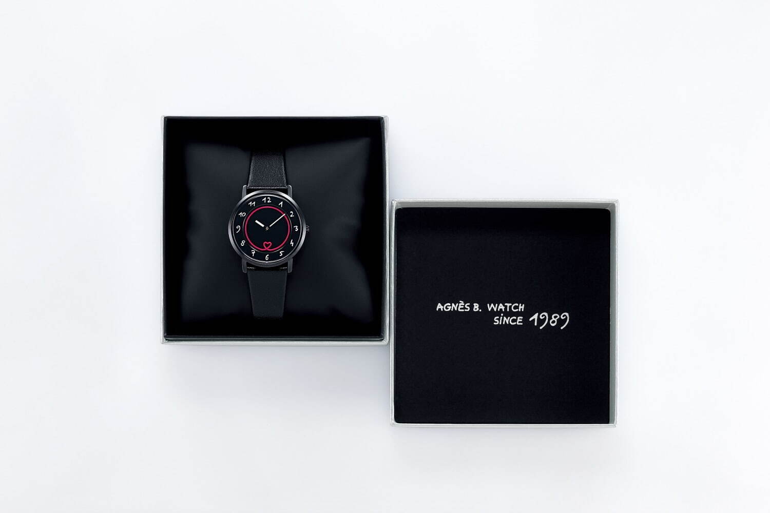 アニエスベー ウオッチ“暗がりで光る”限定腕時計、手書きハートやとかげモチーフをダイヤルにオン｜写真10