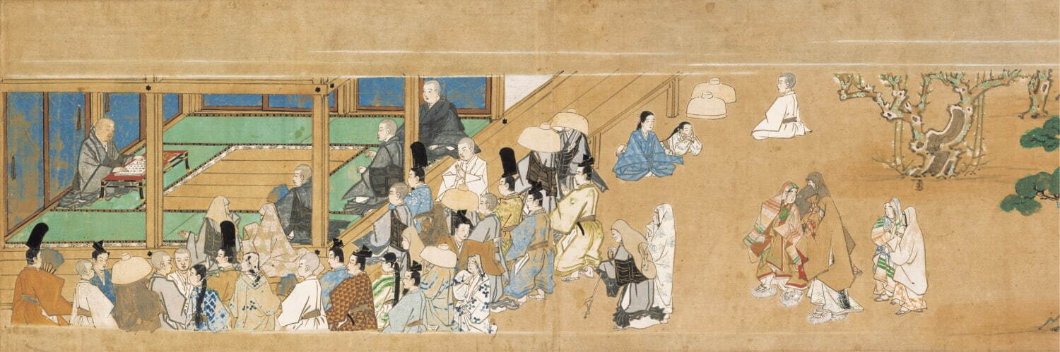 国宝 《法然上人絵伝 巻第六》(部分)
鎌倉時代 14世紀 京都・知恩院蔵