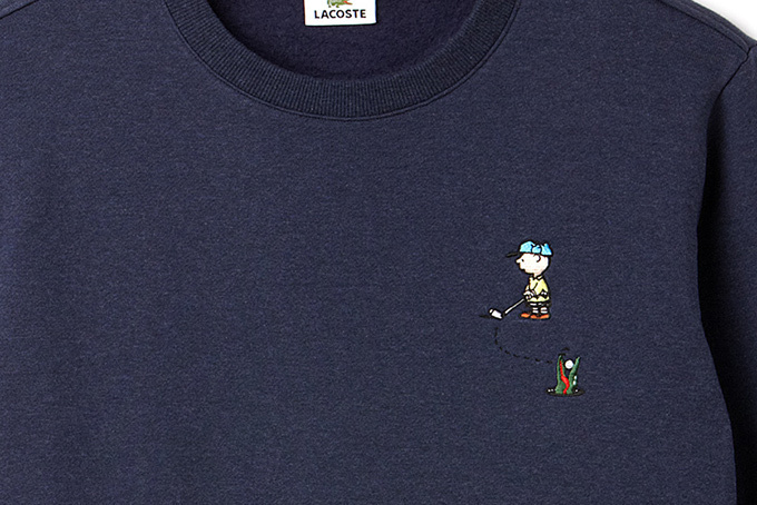 ラコステ×ピーナッツ、ポロシャツの上でスヌーピーたちがワニと一緒に暴れ回る｜写真13