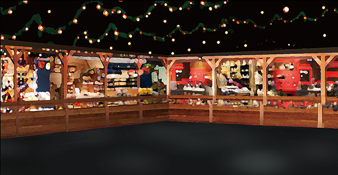 表参道ヒルズでクリスマスマーケットが開催 - お菓子が廻るメリーゴーランドやフード、グッズなど｜写真1