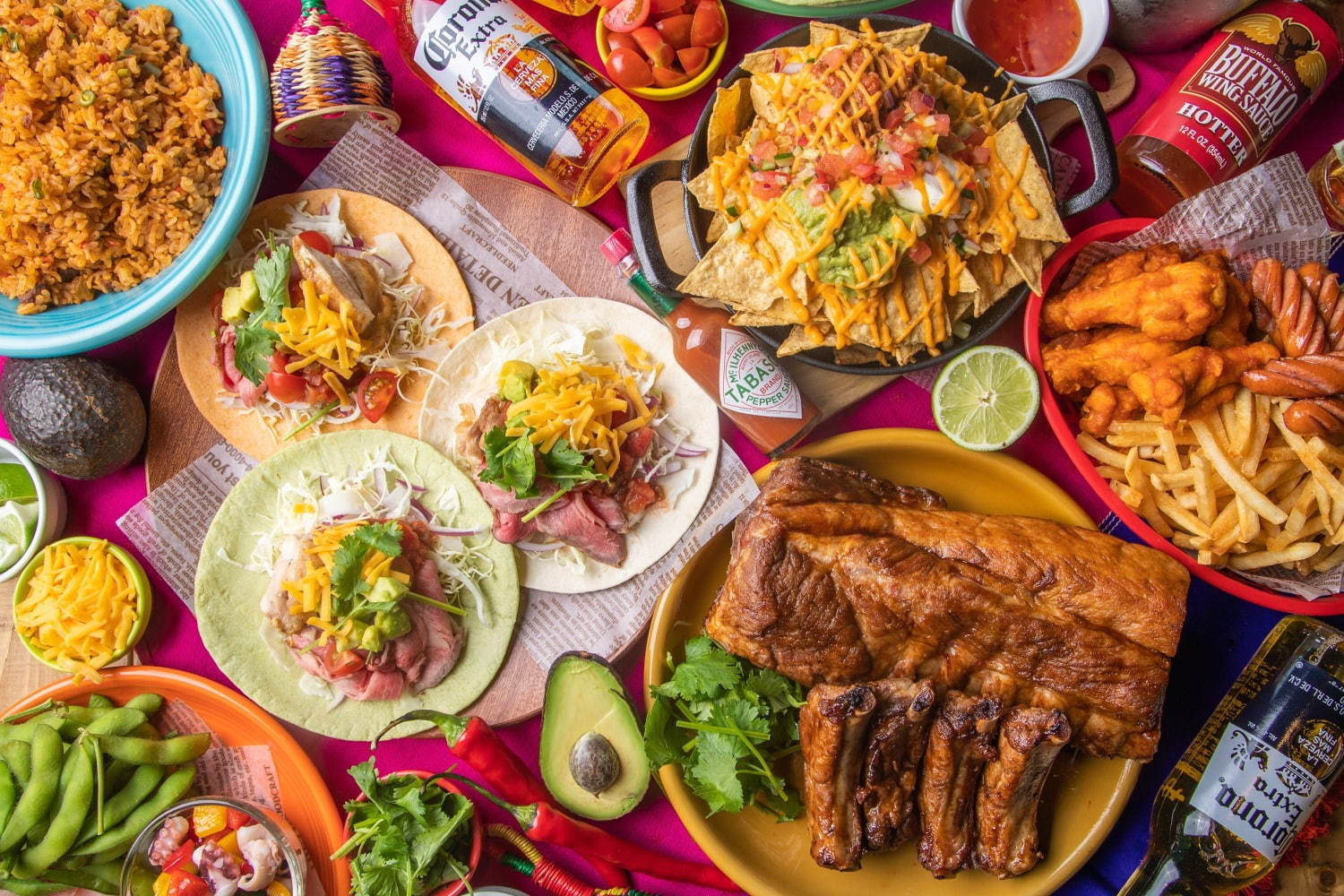 “メキシコ”がテーマのビアガーデン、大阪・なんばパークスに - タコスやナチョスが食べ放題｜写真1