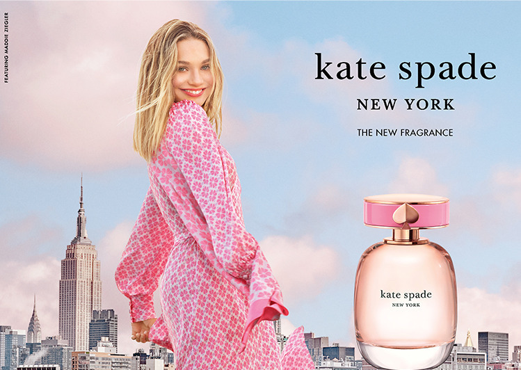 ケイト・スペード"ワイルドストロベリー＆バラ"香るフレグランス、スペード輝くピンクのボトル｜写真1