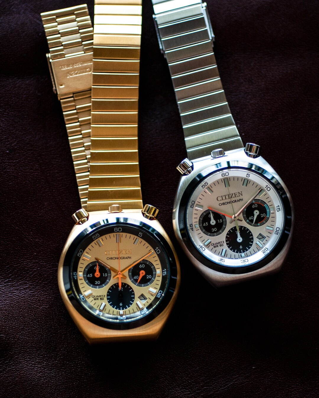 シチズンの腕時計“ツノクロノ”別注モデルがビームスから登場、クラシックなシルバー＆ゴールドで｜写真1