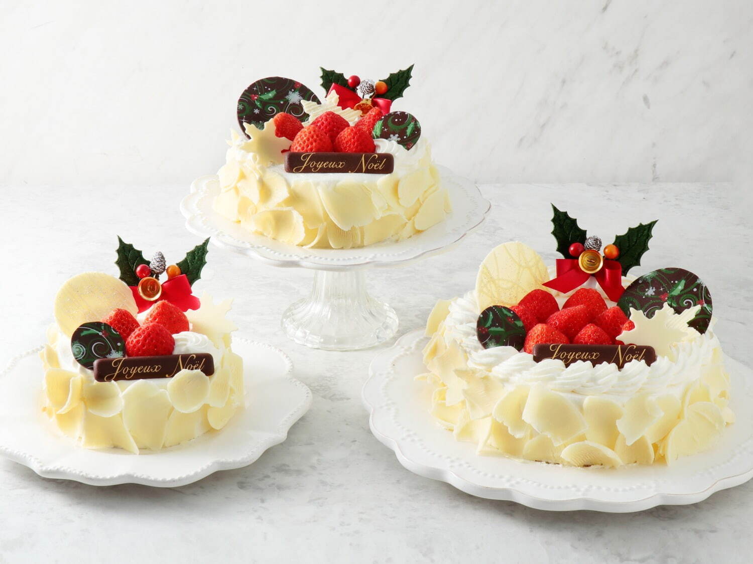 ベルアメールのクリスマスケーキ、ルビーチョコのブッシュ ド ノエルや“雪の結晶”を飾ったチョコケーキ｜写真7