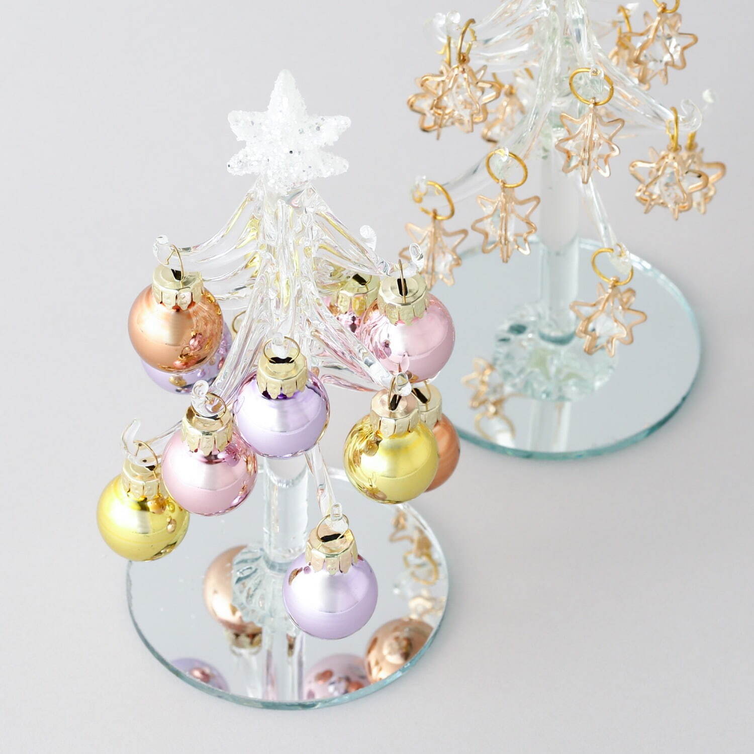 フランフラン“ガラス製”のミニクリスマスツリー