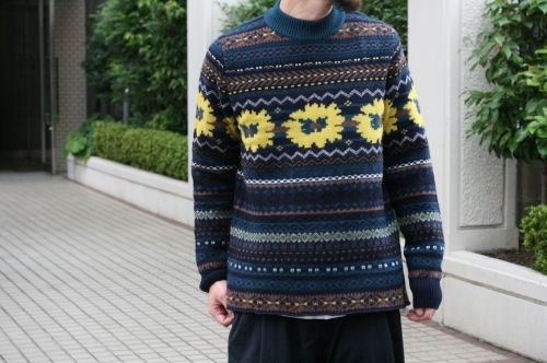 〈sacai man 2018 A/W COLLECTION〉Floral Knit Pullover 1