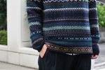 〈sacai man 2018 A/W COLLECTION〉Floral Knit Pullover 5