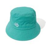 CITY COUNTRY CITY Embroidered Logo Washed Cotton Hat -blue green 1