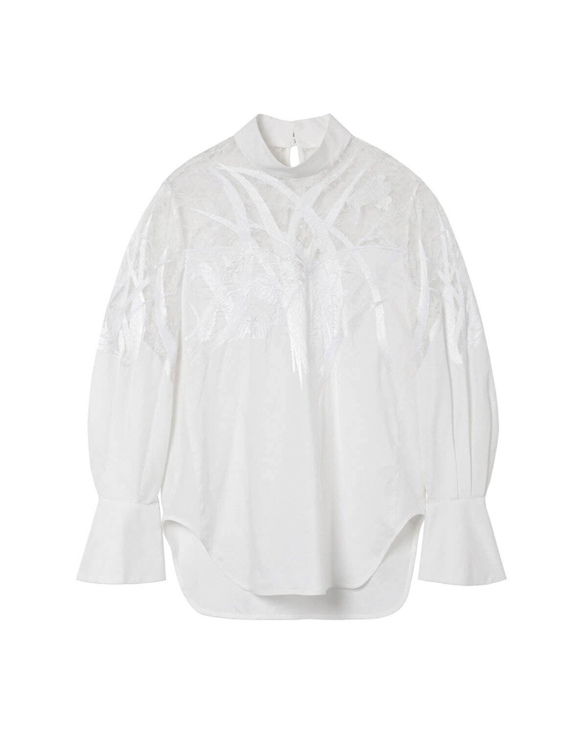 Botanical Embroidery Leaver Lace Blouse 187,000円