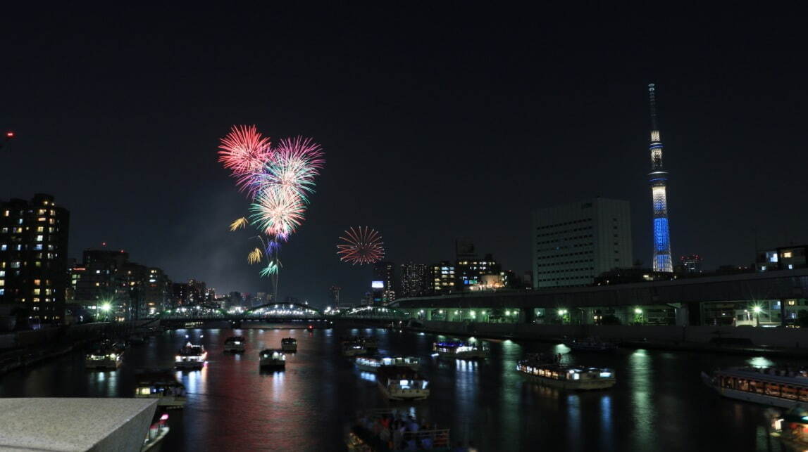 「隅田川花火大会」2023年7月に4年ぶりに開催、約20,000発の花火が彩る夏の風物詩｜写真5