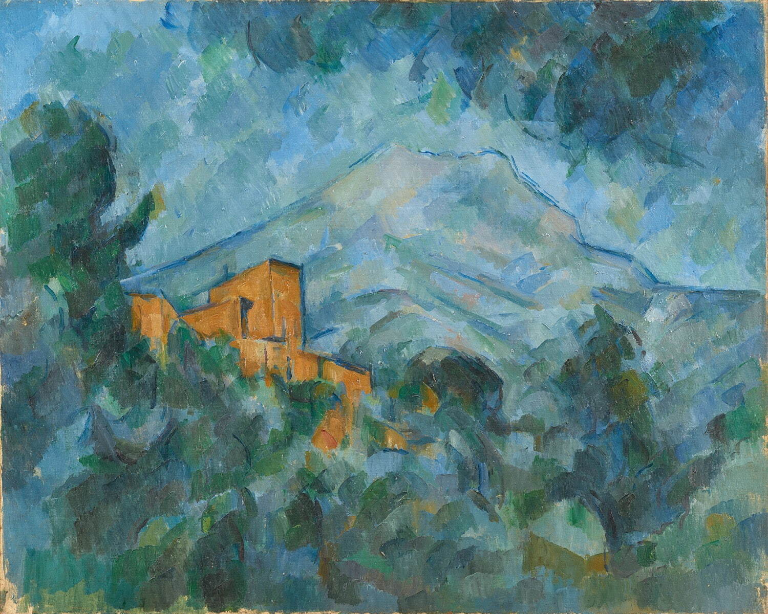 ポール・セザンヌ 《サント＝ヴィクトワール山とシャトー・ノワール》 1904-06年頃 石橋財団アーティゾン美術館