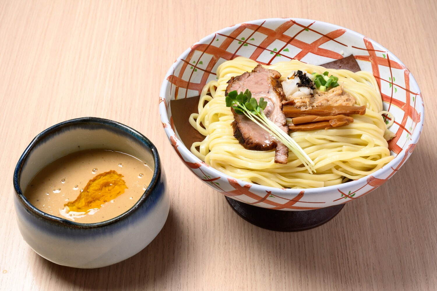 竹末食堂「黒トリュフと帆立ペーストの濃厚鶏つけ麺」