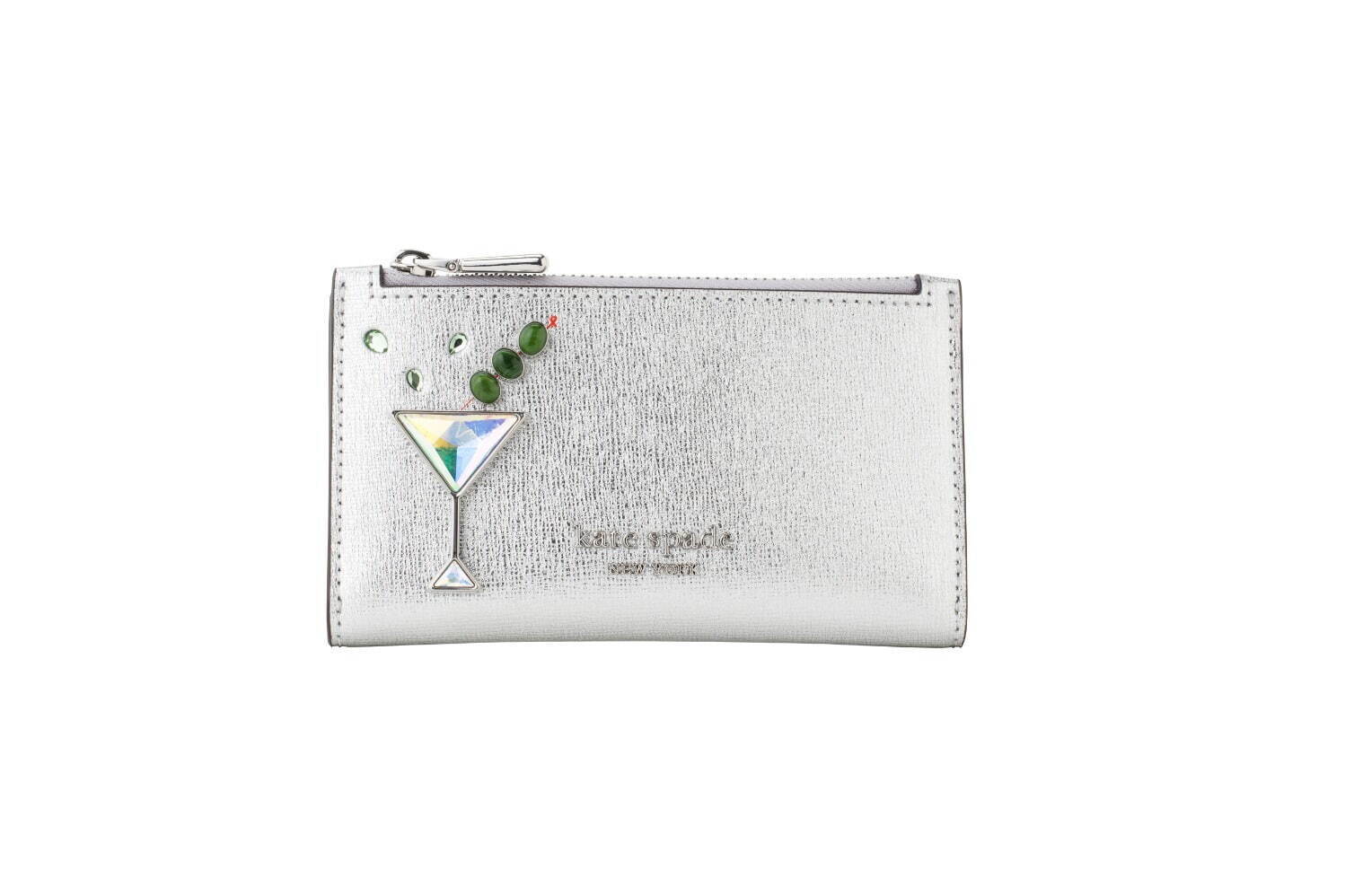 shaken not stirred embellished metallic small slim bifold wallet 26,400円
※9月上旬発売予定