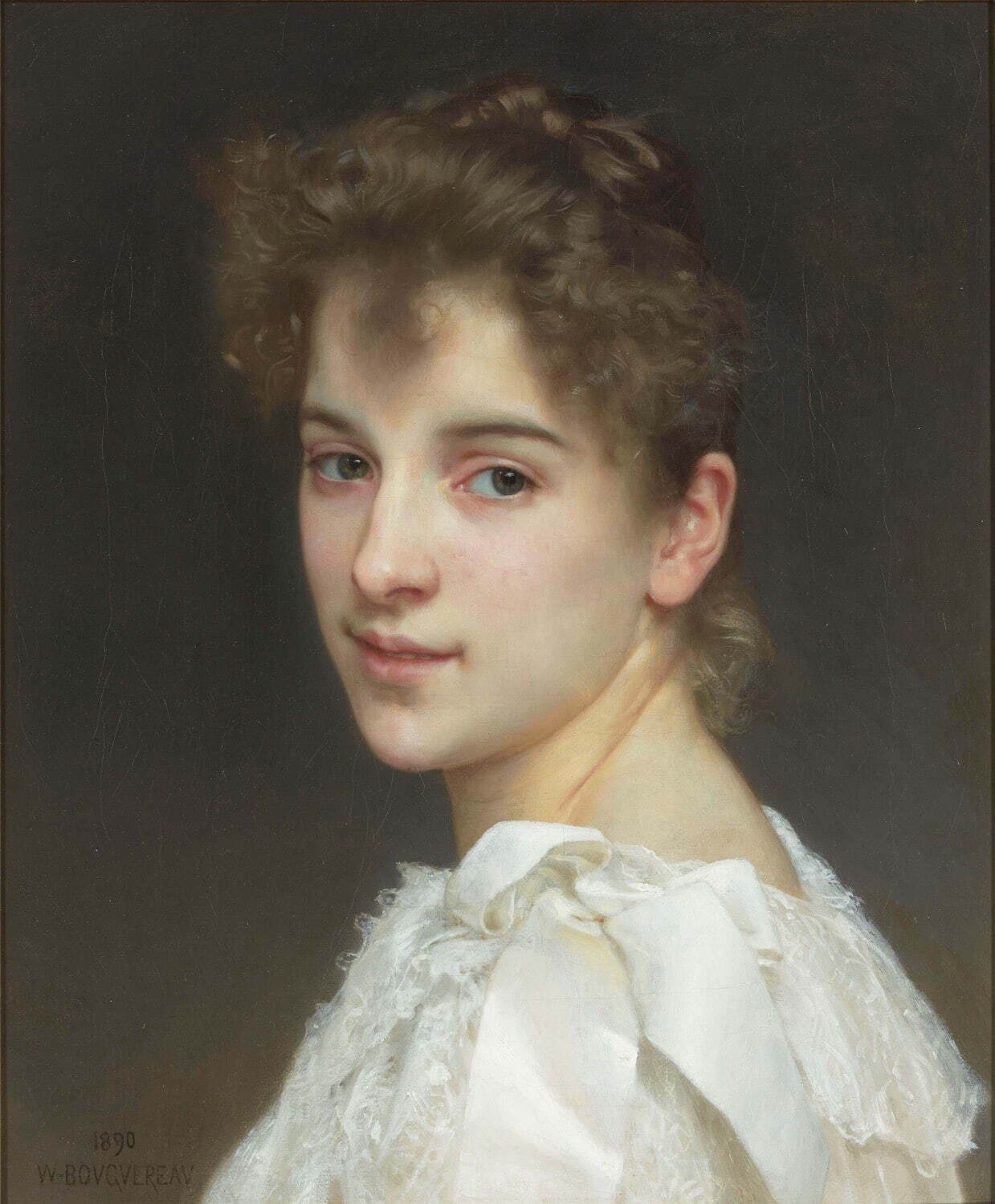 ウィリアム・アドルフ・ブーグロー 《ガブリエル・コットの肖像》 
1890年 油彩、カンヴァス 寄託作品