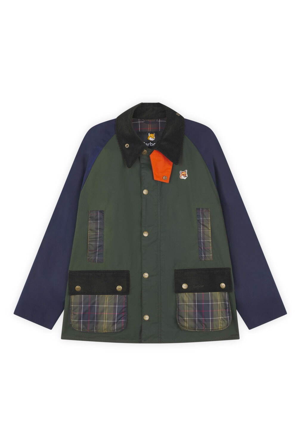 「Maison Kitsuné×Barbour Beaufort Patchwork Waxed Jacket」63,000円