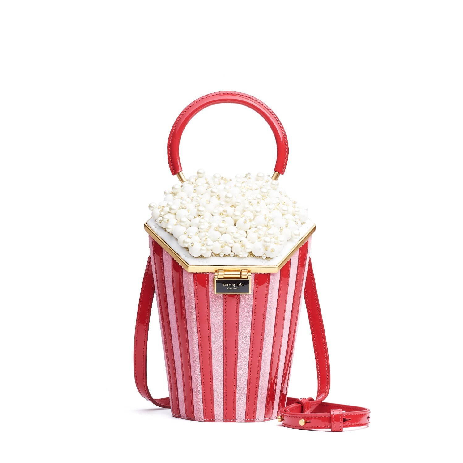 whats popping embellished suede and patent leather 3d popcorn top handle 94,600円
(H20×W16×D12cm)
