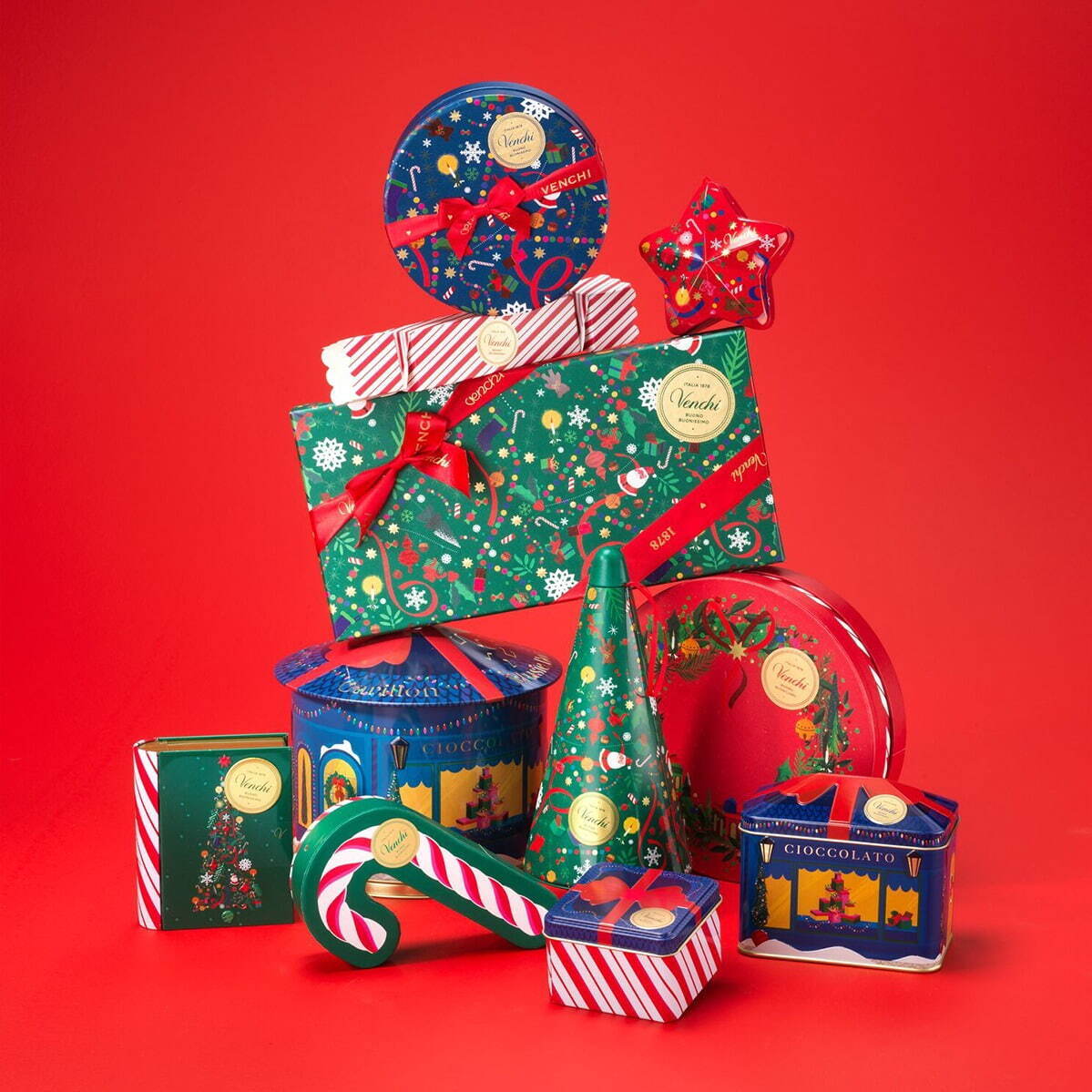 ヴェンキ23年クリスマス、“オルゴール付き”チョコレート缶や家型アドベントカレンダーなど｜写真1
