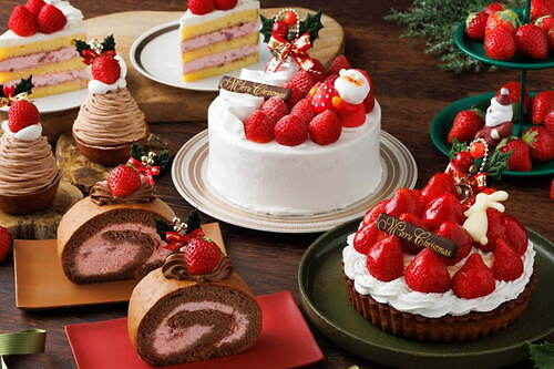 いちごスイーツ専門店「いちびこ」のクリスマスケーキ2023、完熟いちごのショートケーキやタルト