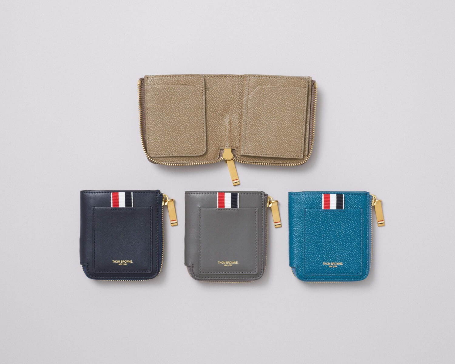 トム ブラウンの財布に鮮やかコバルトブルー＆グレージュの新色、2WAYレザーバッグも｜写真2