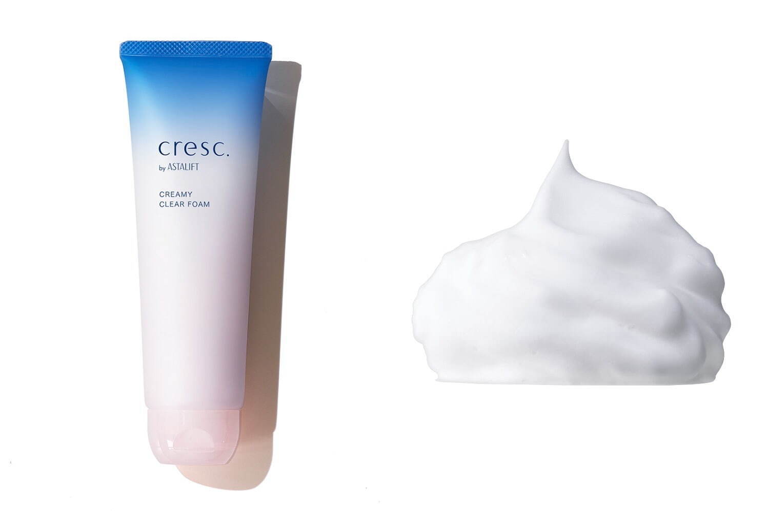 クレスク by アスタリフト、“敏感肌用”もっちり泡の洗顔フォーム