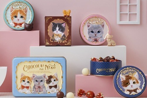モロゾフ24年バレンタイン「ショコラな猫」“子ねこモチーフ”チョコレート＆キュートなデザイン缶