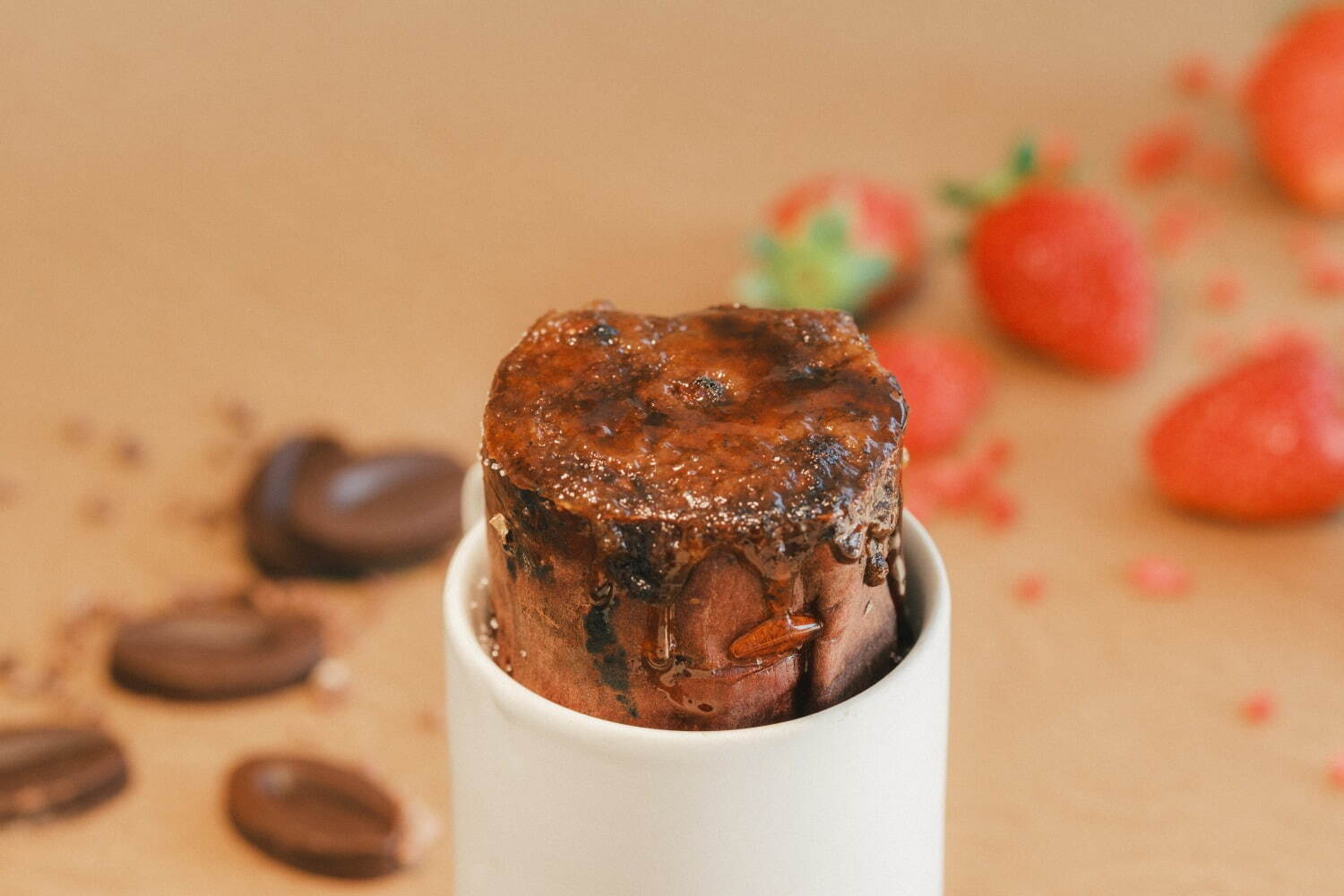 壺芋ブリュレ「ビターチョコレートクリーム」 850円