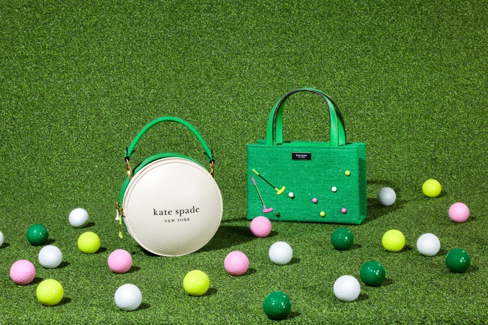 ケイト・スペード24年春バッグ、ゴルフボールバッグや風車フラップのバスケットバッグ｜写真1