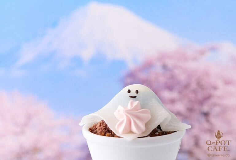 Q-pot CAFE.春の桜スイーツ、“富士山”オバケちゃんや華やかピンクの「サクラモンブラン」｜写真13