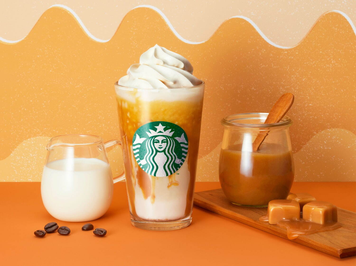 スターバックス(Starbucks Coffee) キャラメリー ミルクコーヒー フラペチーノ｜写真3