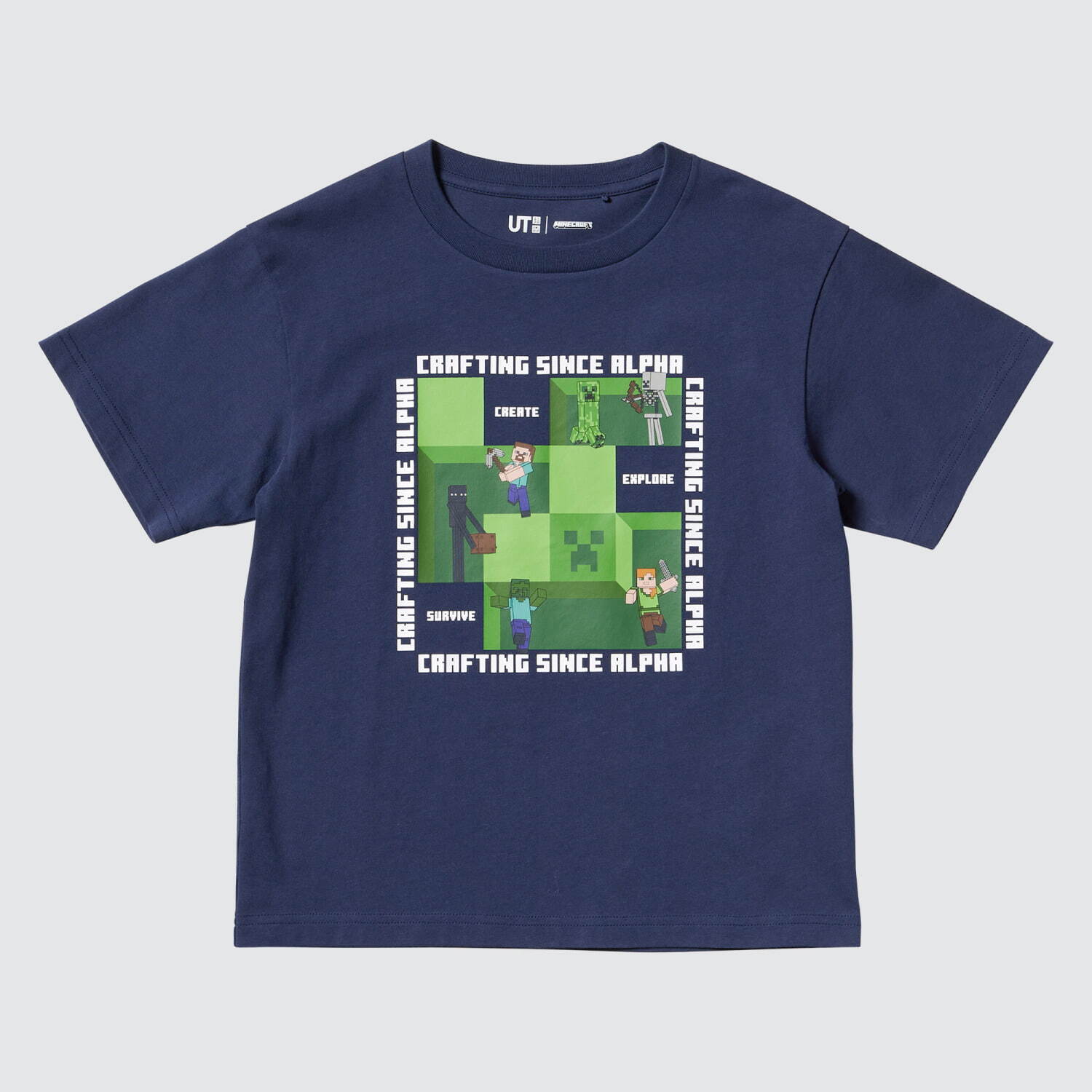 ユニクロUT×「マインクラフト」キッズ用Tシャツ、“マイクラ”のモンスターやアイテムをデザイン｜写真6