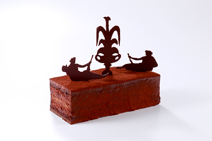 ジャン＝ポール・エヴァンの16年クリスマスケーキ - フランス的な要素を4つのビュッシュに変えて｜写真5