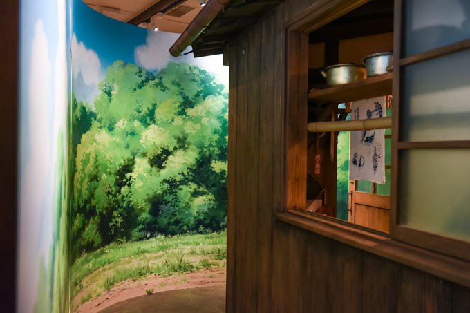 三鷹の森ジブリ美術館の企画展示「食べるを描く。」ジブリ作品の“食事シーン”の制作資料や場面の再現展示｜写真20