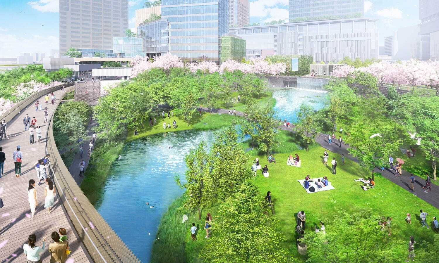 大阪梅田の新たな街「グラングリーン大阪」高級ホテルや商業施設を都市公園が繋ぐ大規模再開発、新駅開業も｜写真50
