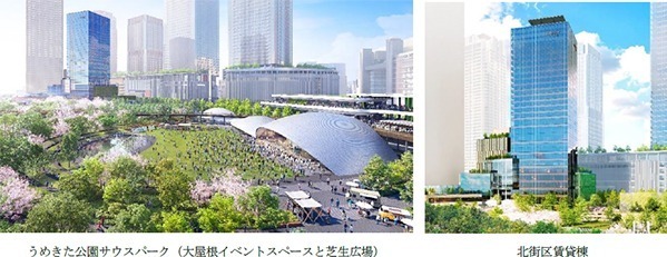 大阪梅田の新たな街「グラングリーン大阪」高級ホテルや商業施設を都市公園が繋ぐ大規模再開発、新駅開業も｜写真35