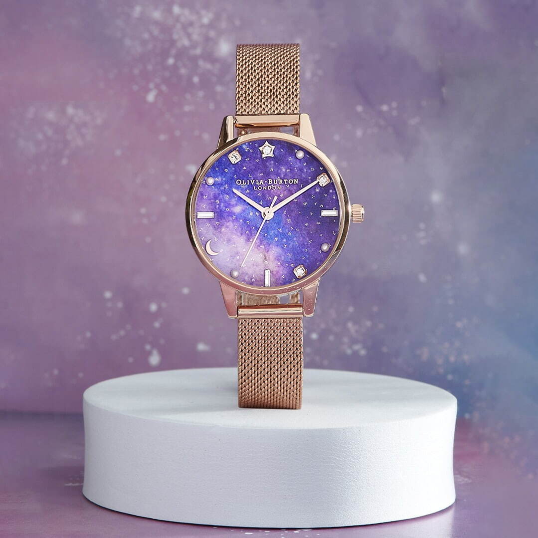 オリビア・バートンのクリスマスギフト、パステルカラーのクリスタルを配した腕時計＆ブレスレットのセット｜写真28