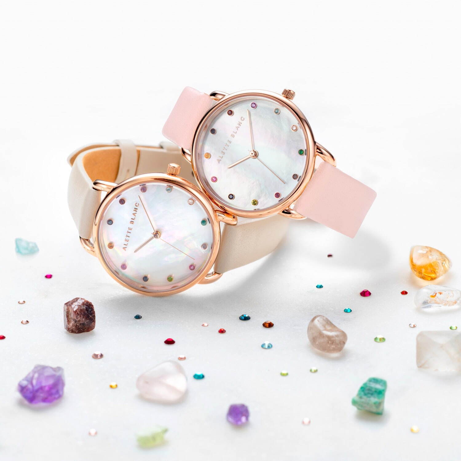 「アレットブランの“誕生石”腕時計」価格帯：2万円台～