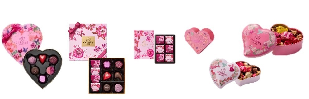 ゴディバのバレンタイン2022"心ときめく"ピンク＆苺の限定チョコレート、青い鳥や煌めくハート缶｜写真25