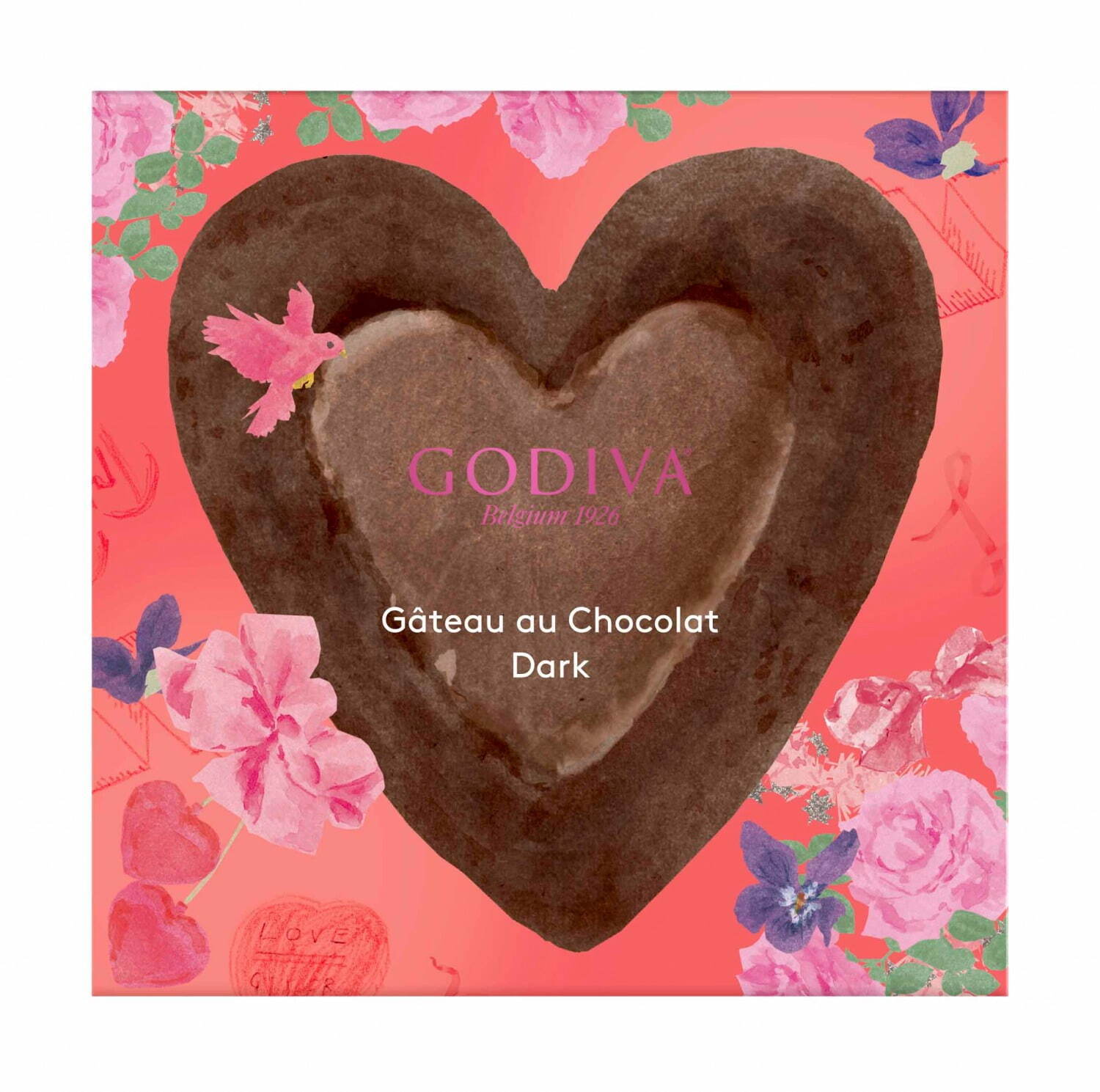 ゴディバのバレンタイン2022"心ときめく"ピンク＆苺の限定チョコレート、青い鳥や煌めくハート缶｜写真55