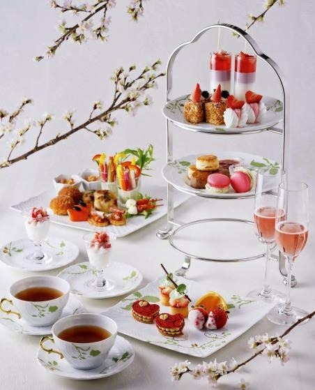 ホテルオークラ京都×ジノリ1735“高級食器”で楽しむ、春のいちごアフタヌーンティー｜写真2