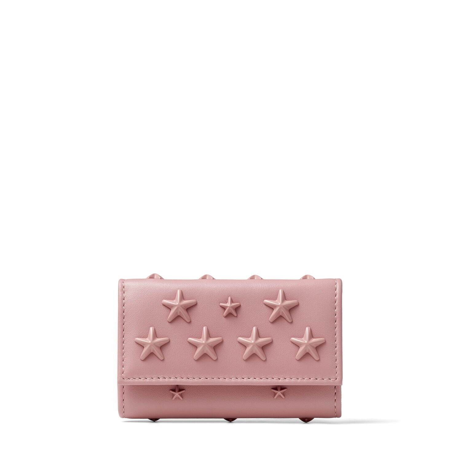 ジミー チュウ22年夏の新作スモールレザーグッズ、スタースタッズ×桜ピンクの二つ折り財布やミニ財布｜写真19