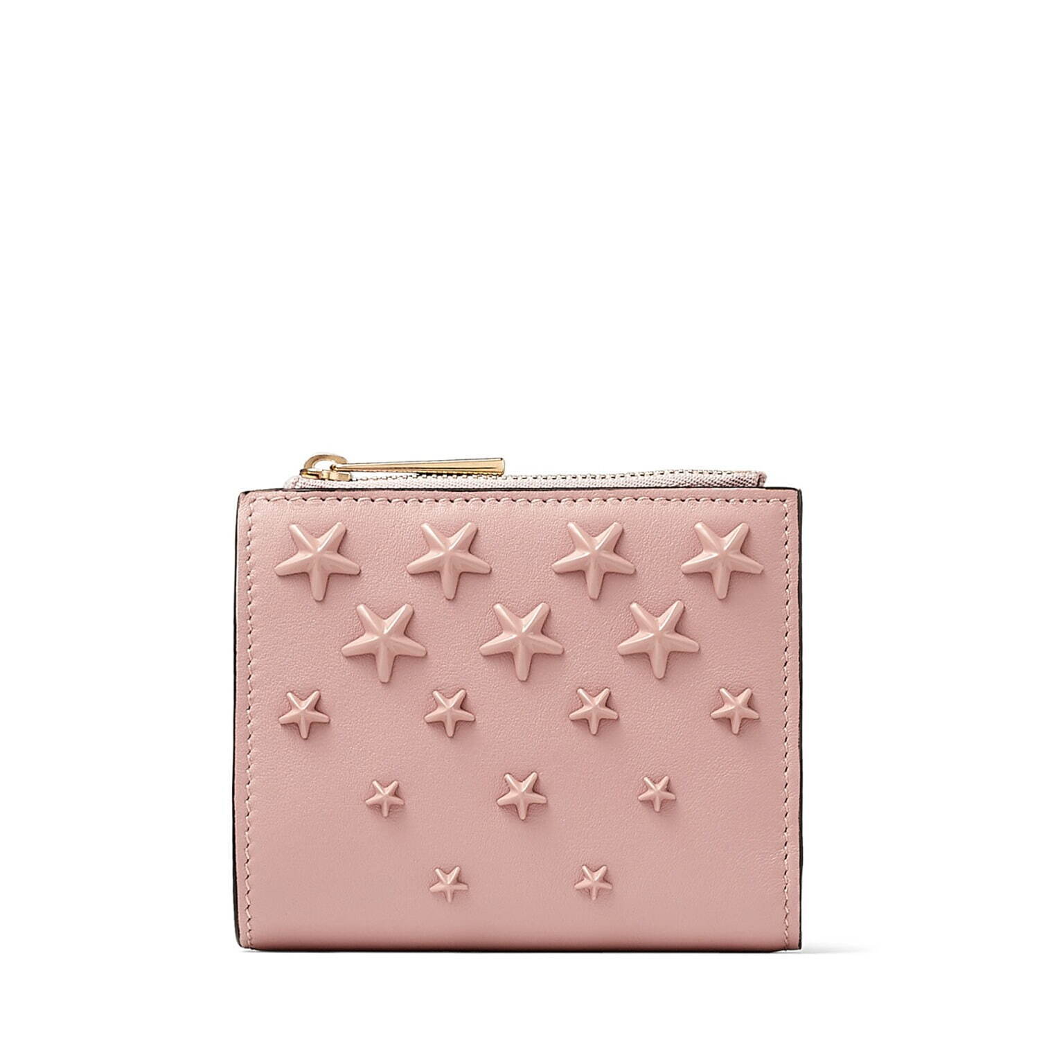 ジミー チュウのレディース財布 - スタースタッズ×桜ピンクの二つ折り財布