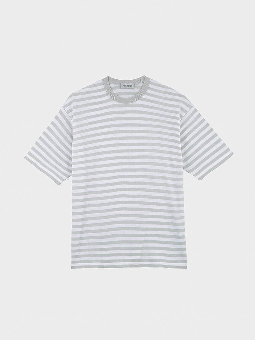 「ボーダーニットTシャツ」31,900円
