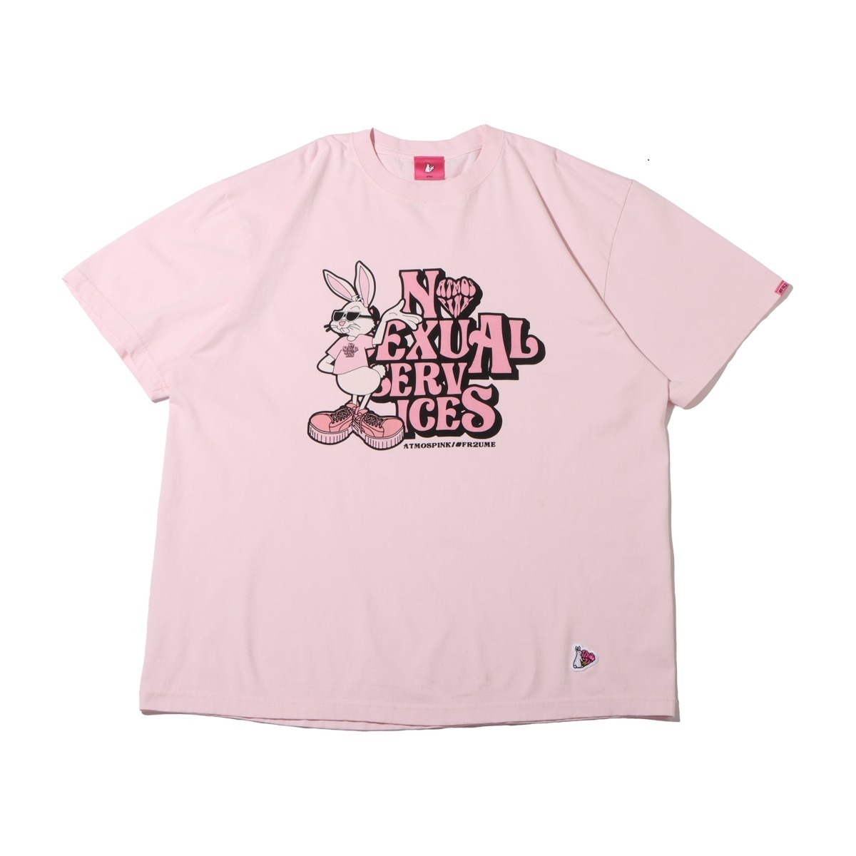 「FR2UME atmos pink BUNNY MAYZE T-SHIRT」7,700円