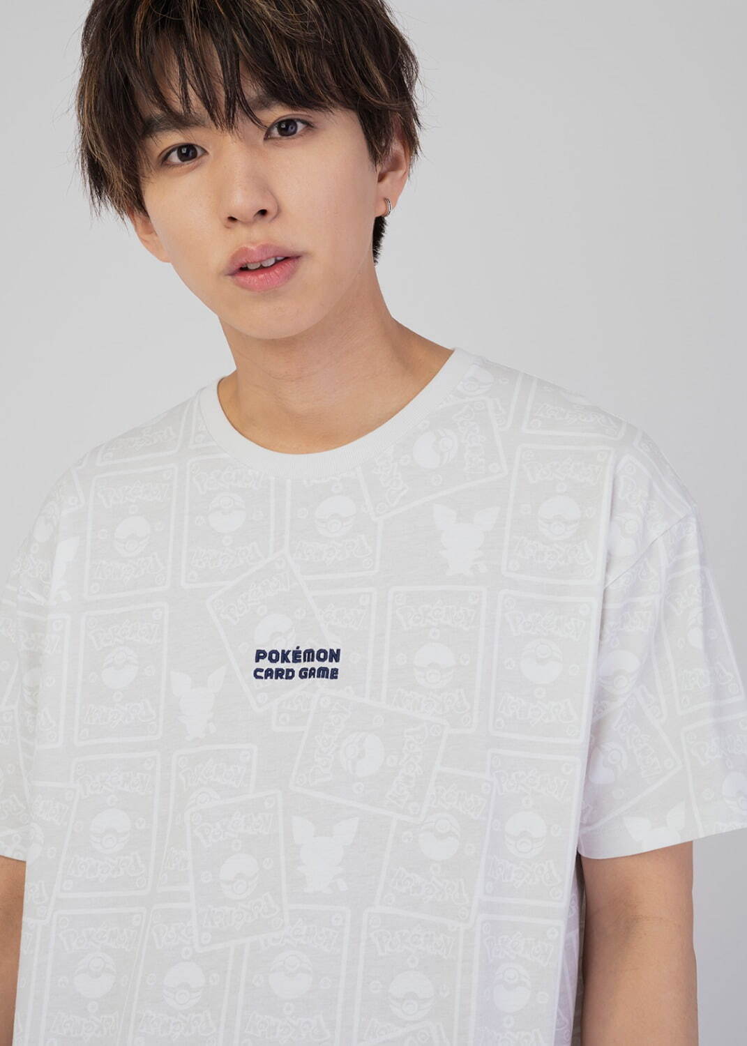 Tシャツ「ポケモンカード パターン」3,500円